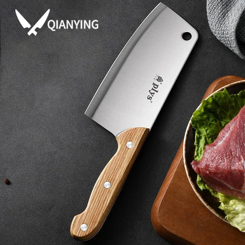 Women's sharp meat cleaver, kitchen knife for chefs - Stainless steel kitchen knife - Household ingredients handling appliance