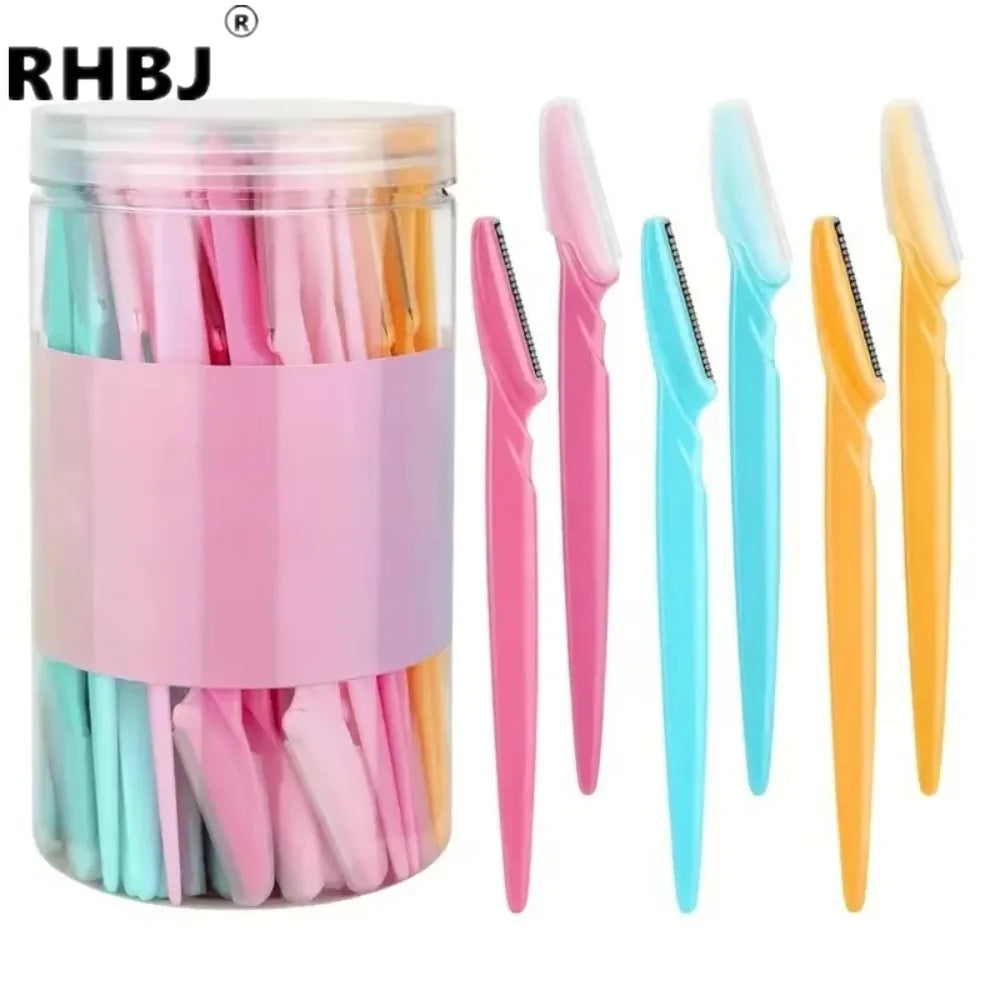 30 Pcs Eyebrow Razor, Multipurpose Exfoliating Dermaplaning Tools