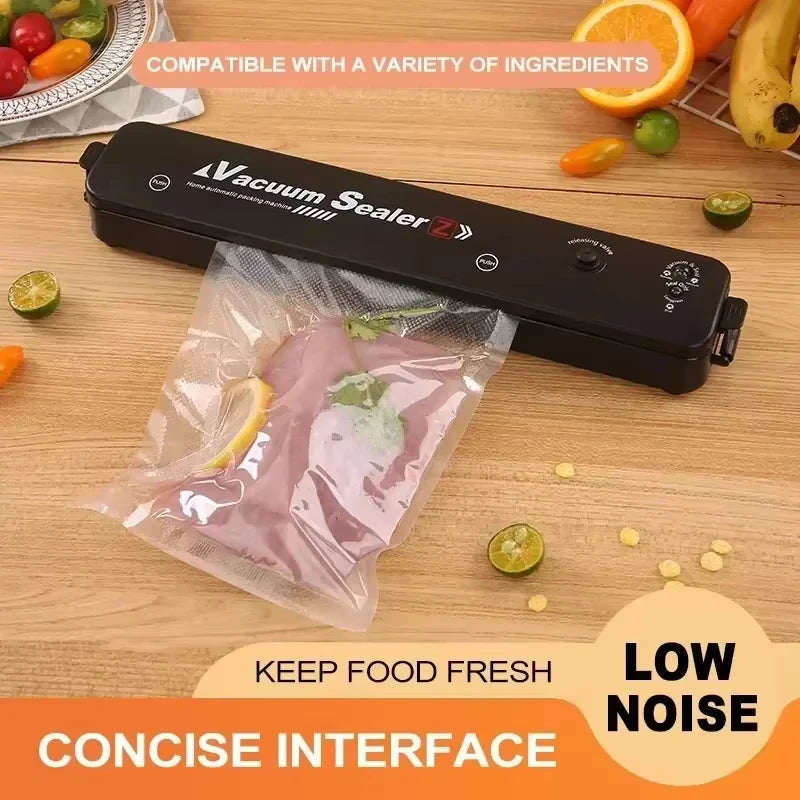 Portable Home Vacuum Sealer Automatic Food Packaging Machine Kitchen Helper - Compact Size Food Preservation Tool