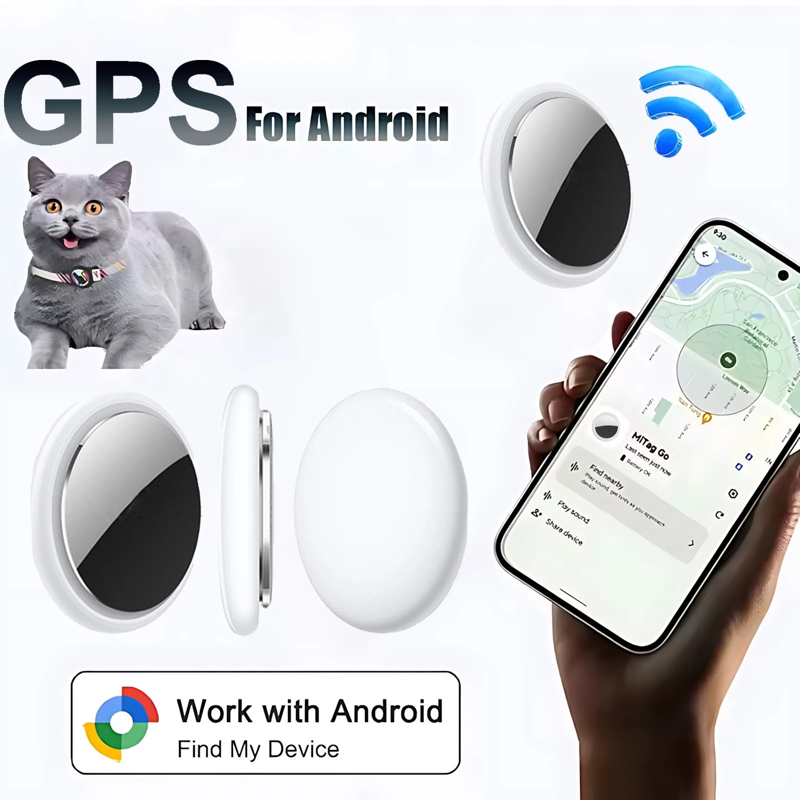Airtags GPS Tracker Phone APP Search With Alarm Real-time Location Children Positioning Tracker Smart Finder For android/iOS