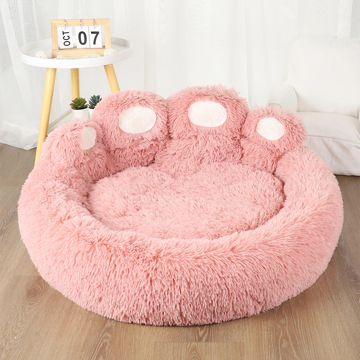 Fluffy Dog Bed Winter Warm Large Pet Products