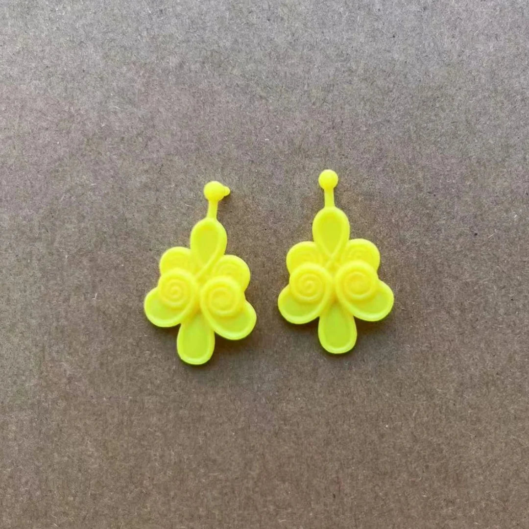 1/6 Doll DIY Accessories Set Floral Teapot Cups Earrings Glasses Doll Bags - Collectible Gift Toys for Doll Enthusiasts