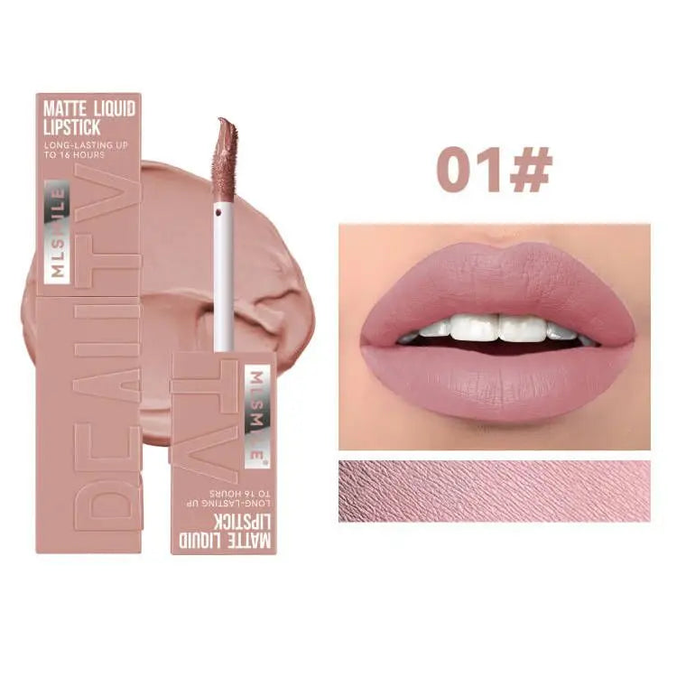 Nude Red Pink Velvet Liquid Lipsticks Makeup Cosmetic