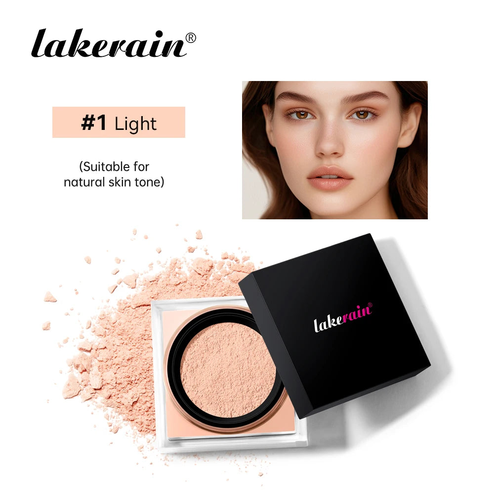 Loose Baking Setting Powder Long Lasting Oil Control Natural Face Matte Waterproof Brightening Loose Powder Makeup Cosmetics