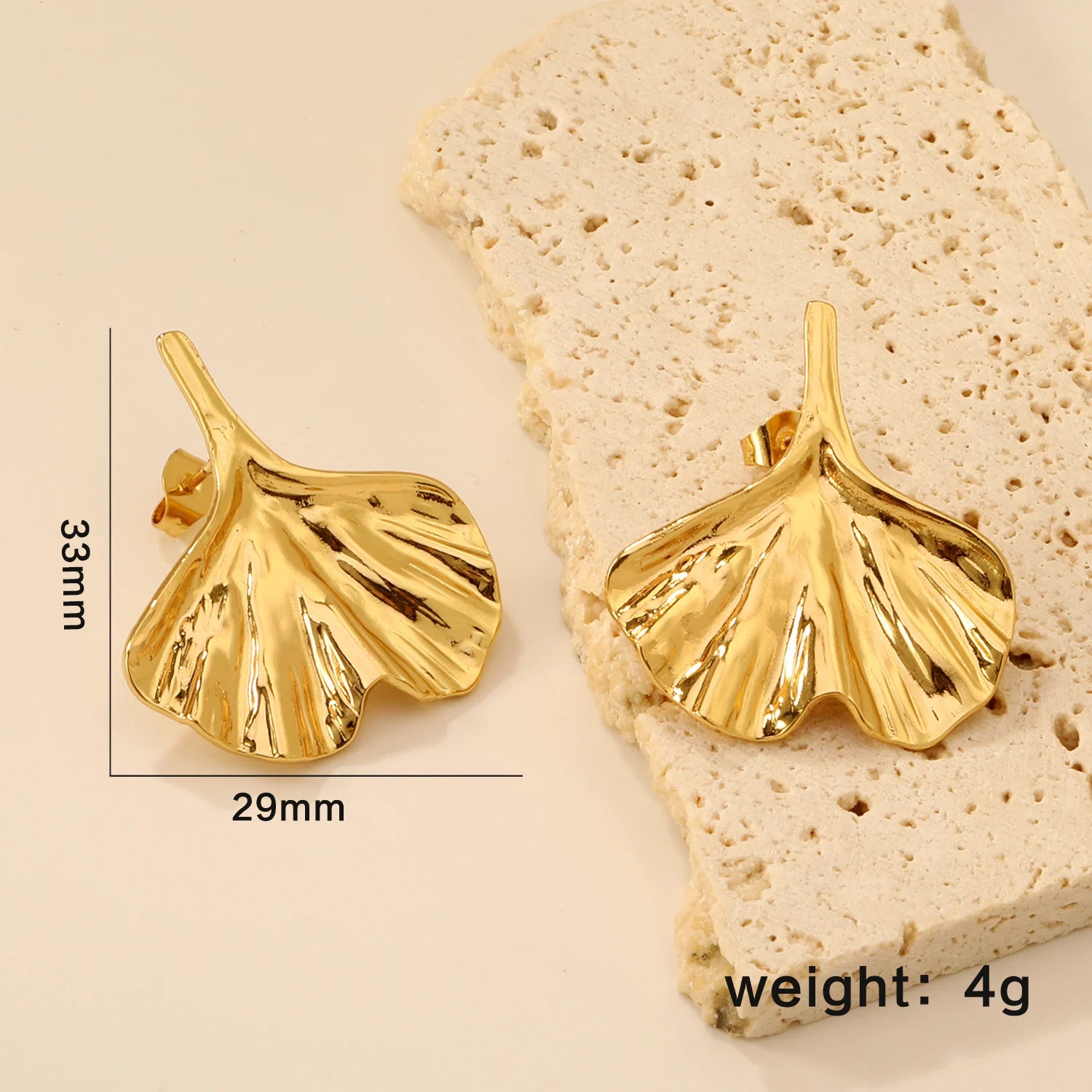 LUXUSTEEL Shell Water Drop Golden Imitaiton Pearl Women Stud Earrings Stainless Steel Heart Female Earring Elegant Jewelry Gifts