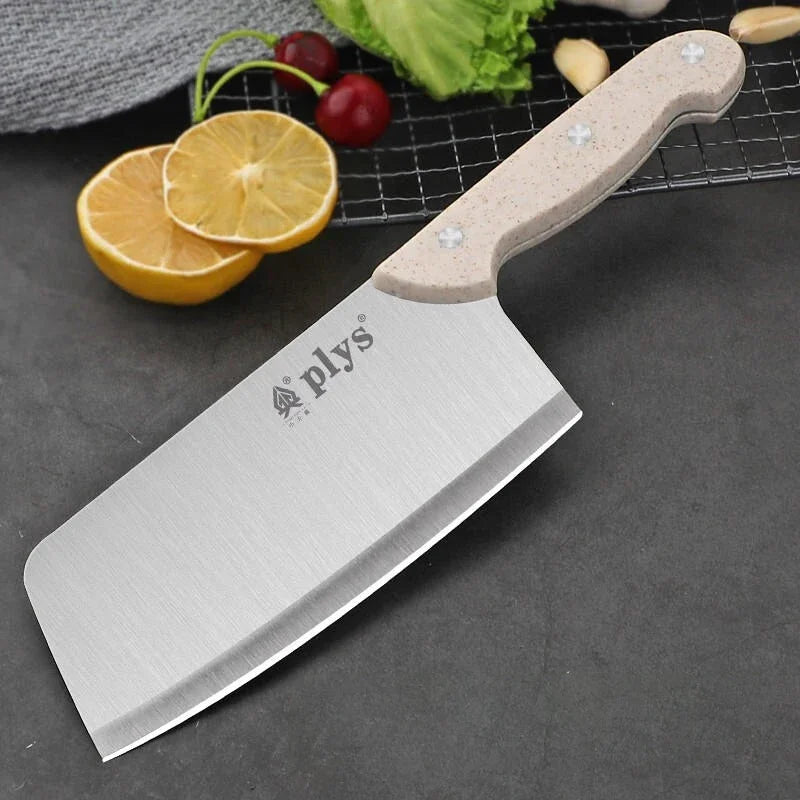 Women's sharp meat cleaver, kitchen knife for chefs - Stainless steel kitchen knife - Household ingredients handling appliance
