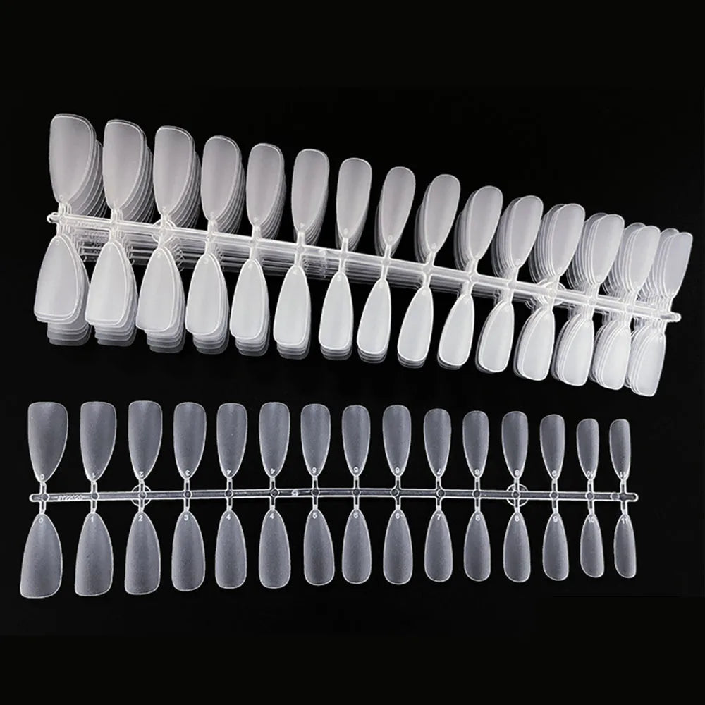 120pcs False Nails Transparent Press on Nails