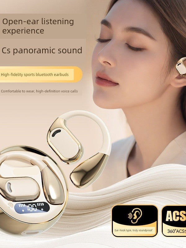 Cross-Border New Ai Smart Translation Earphones M76 Bluetooth Earphones Noise-Cancelling Over-Ear Running Sports Ows Universal
