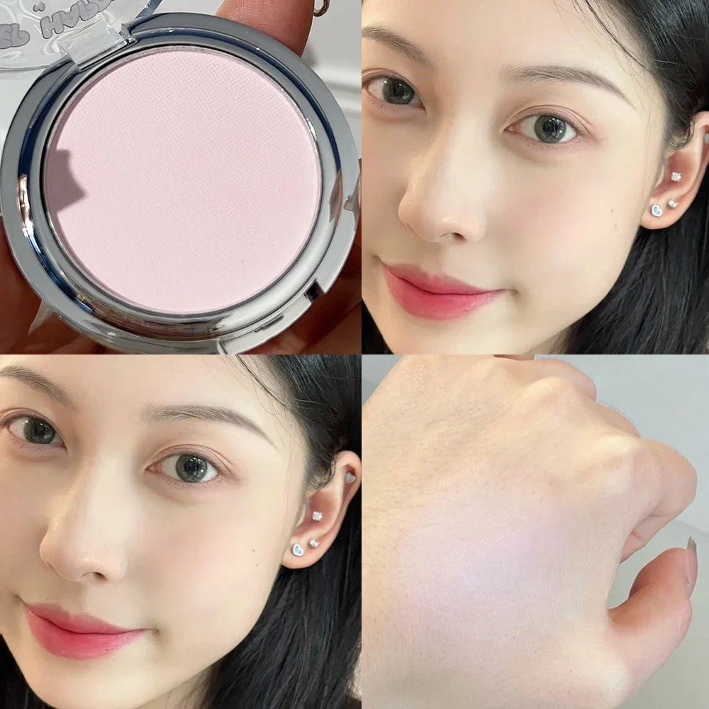Oil-control Face Setting Powder 24 Hours Lasting Setting Makeup Waterproof Matte Smooth Pressed Powder Concealer Korean Cosmetic