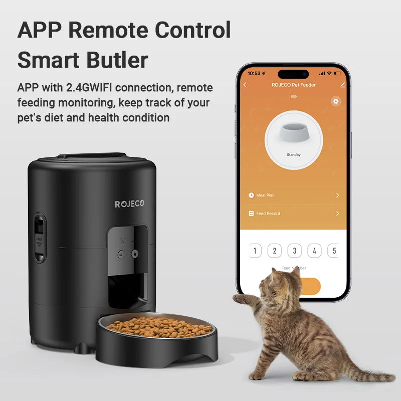 Automatic Pet Feeder 2L Smart Cat Food