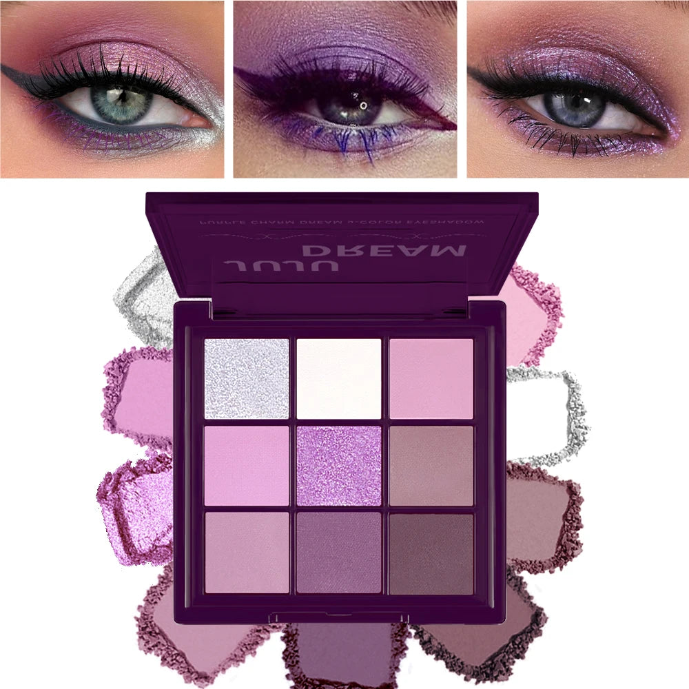 Complete Makeup Set - Includes Blush, Eyeshadow, Contour Pencil, Lip Gloss and Brow Pencil - Full Coverage Glossy (10-Pack) Kit