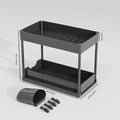 2026 Under-Sink Pull-Out Storage Organizer: Slim Slide-Out Shelf for Kitchen Cabinets Multi-Functional Space Saver Storage Rack