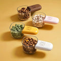 Pet Food Cup for Dog Cat Feeding Bowl Kitchen Scale Spoon Measuring Scoop Cup Portable with Scale Feeding Transparent Supplies