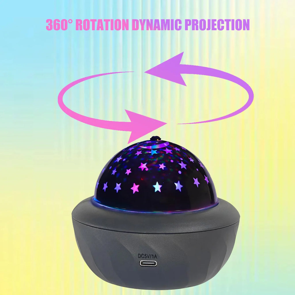 Starry Sky Projector Night Lights USB 5V Galaxy Projector Auto Rotating for Game Room Decoration Christmas Gift Halloween Lights
