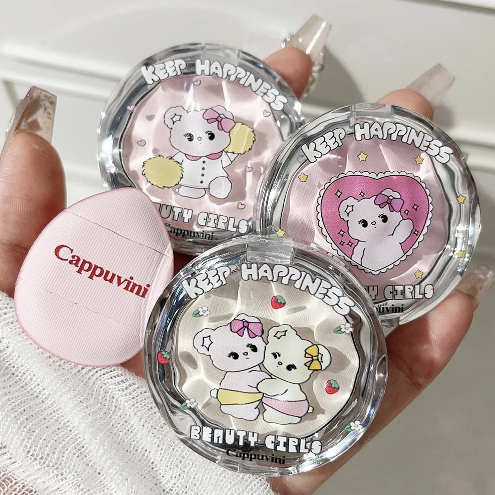 Oil-control Face Setting Powder 24 Hours Lasting Setting Makeup Waterproof Matte Smooth Pressed Powder Concealer Korean Cosmetic