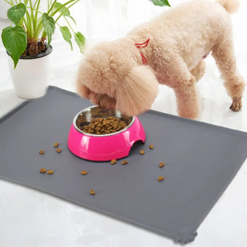 Silicone Pet Meal Mat Waterproof Anti-Slip Cat Food