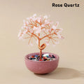 Natural Crystal Tree Energy Stone Money Home Decor