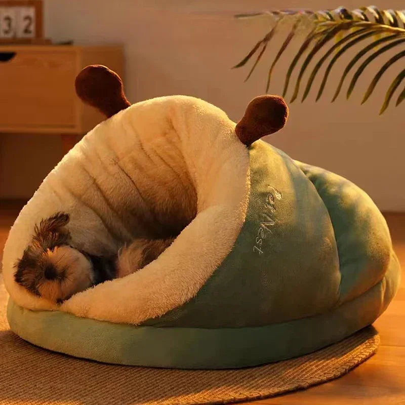 Winter Warm Small Dog Kennel Bed Breathable Dog House