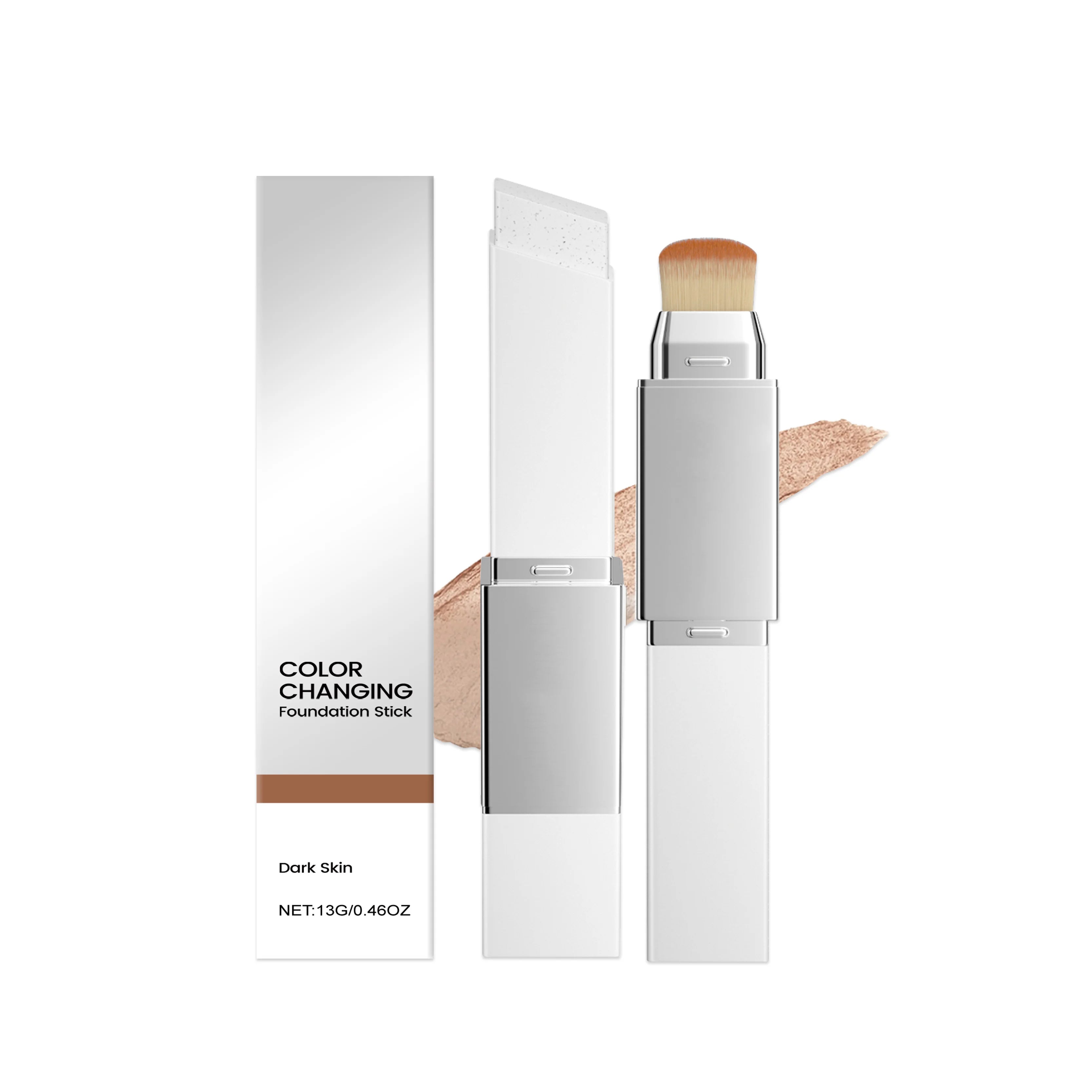 Color Changing Foundation Stick Brighten Matte Concealer Lightweight Moisturize Lasting Makeup Multifunctional Foundation Stick