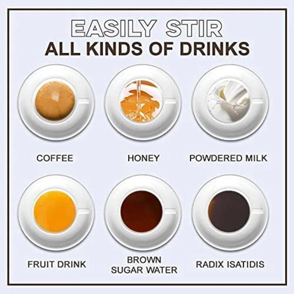 380ML Electric Mixing Cup USB Charge Lazy Coffee Tea Stirring Cup Stainless Steel Magnetic Rotating Automatic Self Mixing Cup