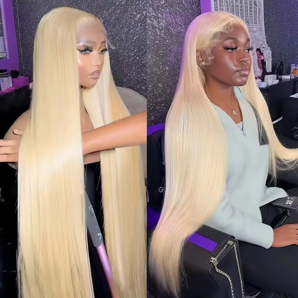 200Density 30 Inch 613 Blonde Human Hair Wig 13X6 Hd Lace Frontal Wig 13X5 Transparent Brazilian Lace Front Wigs 100% Human Hair