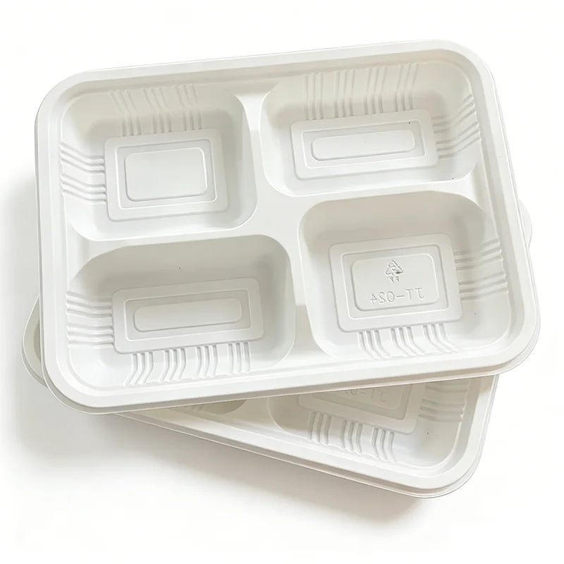 10/30/50PCS Disposable White Plastic Plates PP Material High-quality Tableware Kitchens Restaurants Desserts Parties Supplies