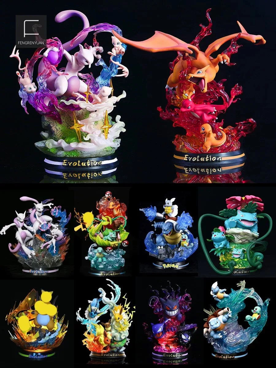 Pokemon Anime Figure  Vulpix Scenes Version Figurine Toys PVC Model Collection Dolls surprise box  mystery box  gift for a child