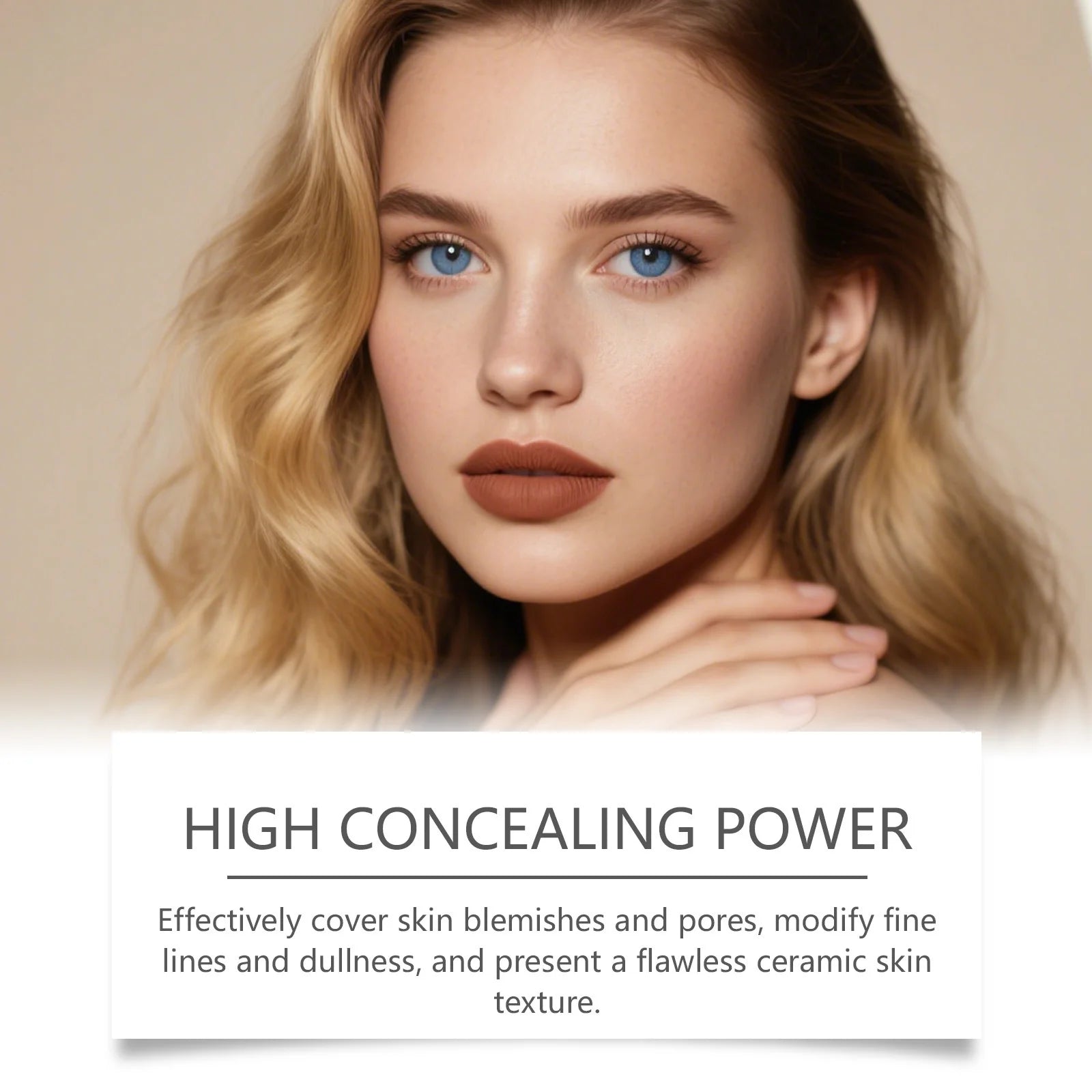 Color Changing Foundation Stick Brighten Matte Concealer Lightweight Moisturize Lasting Makeup Multifunctional Foundation Stick