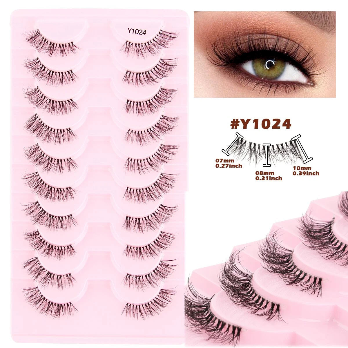 Lashes Natural Short Mink Eyelashes