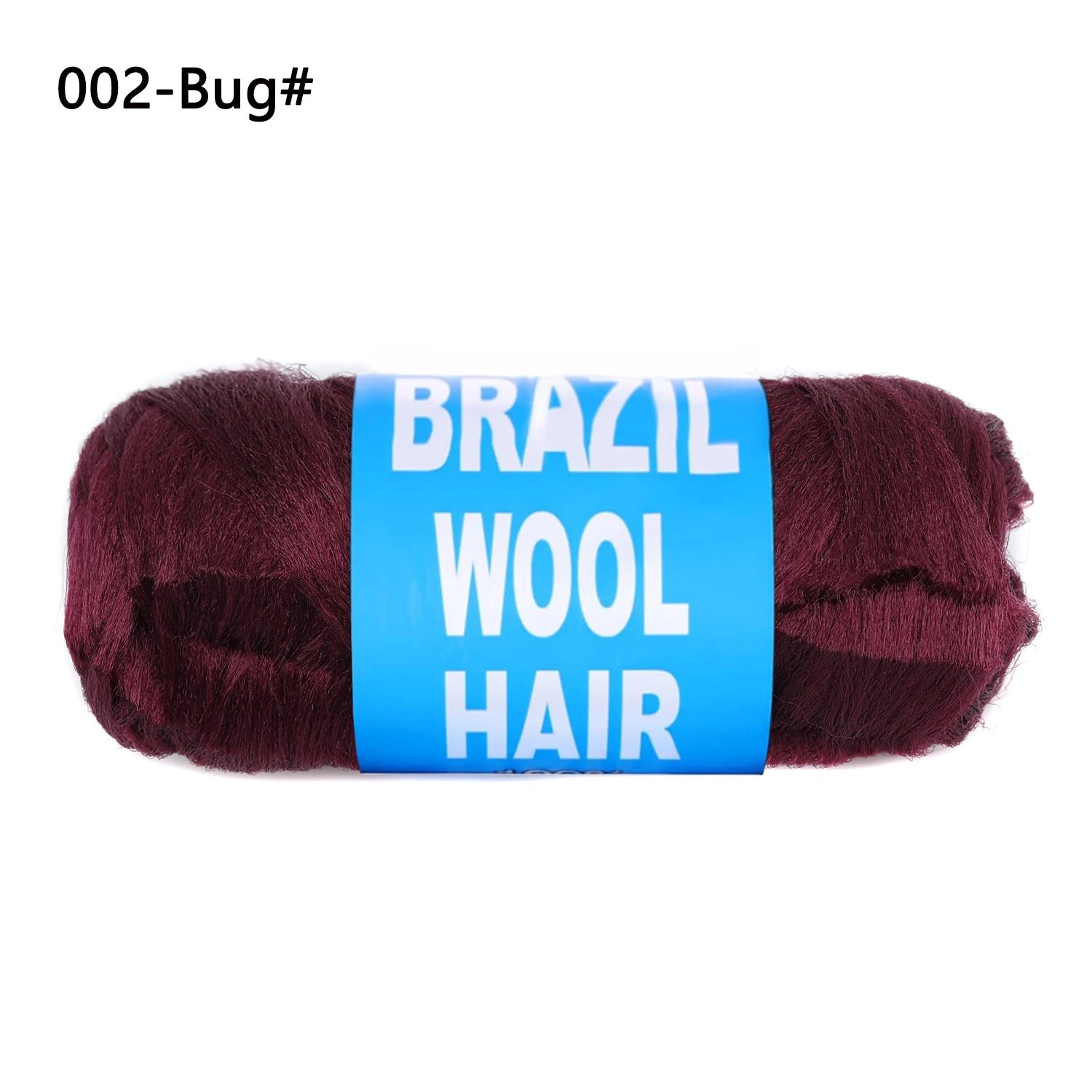 Multicolored Brazil Wool Hair, Acrylic Extension Yaki Synthetic Hair Senegalese Twist Faux Locs Wraps Jumbo CrochetBraiding Hair