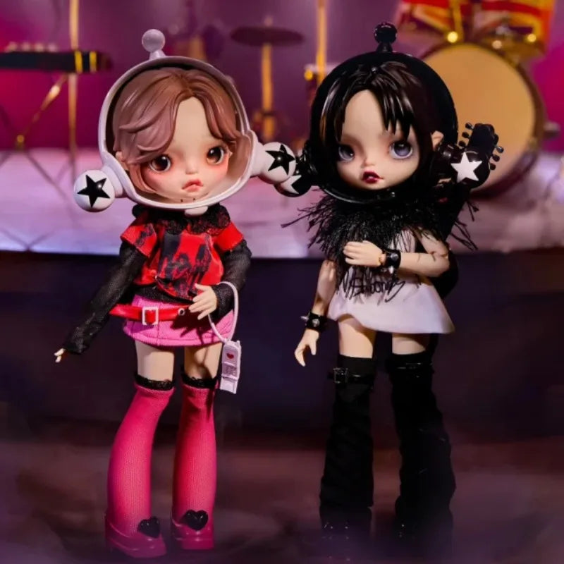 Popmart Skullpanda Bjd Nana Figures Baby Series Flower Blooming Figure Pink Green SP Art Toy Limited Dolls Surprise Gift