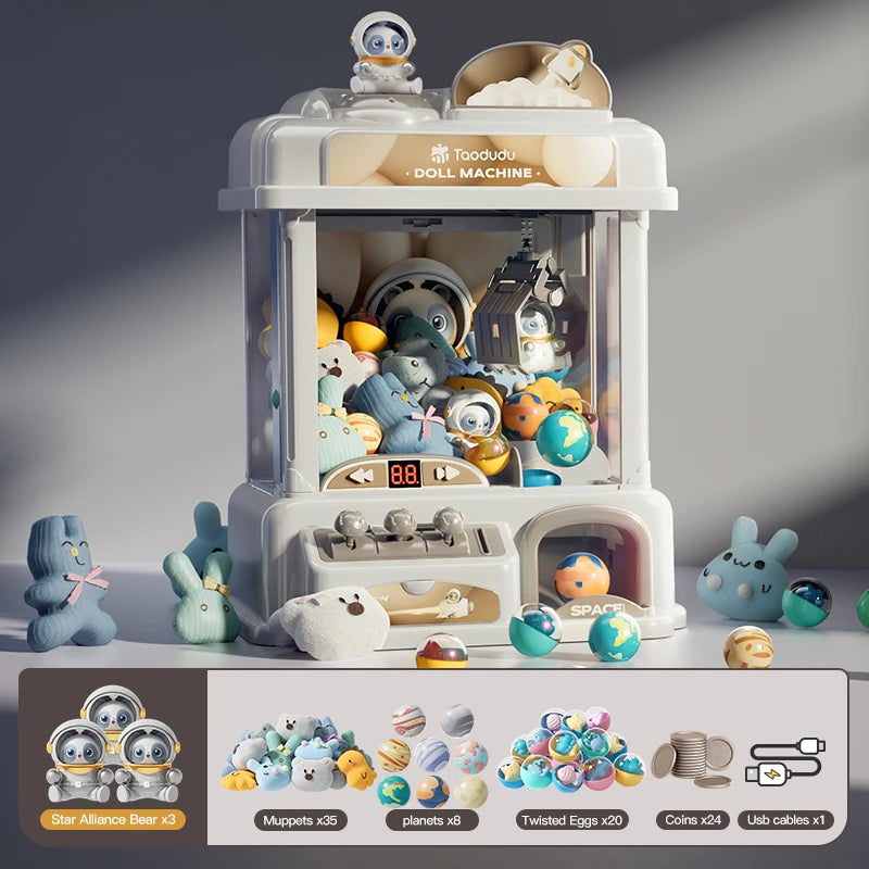 Children's toy claw machine clip doll game machine puppet doll