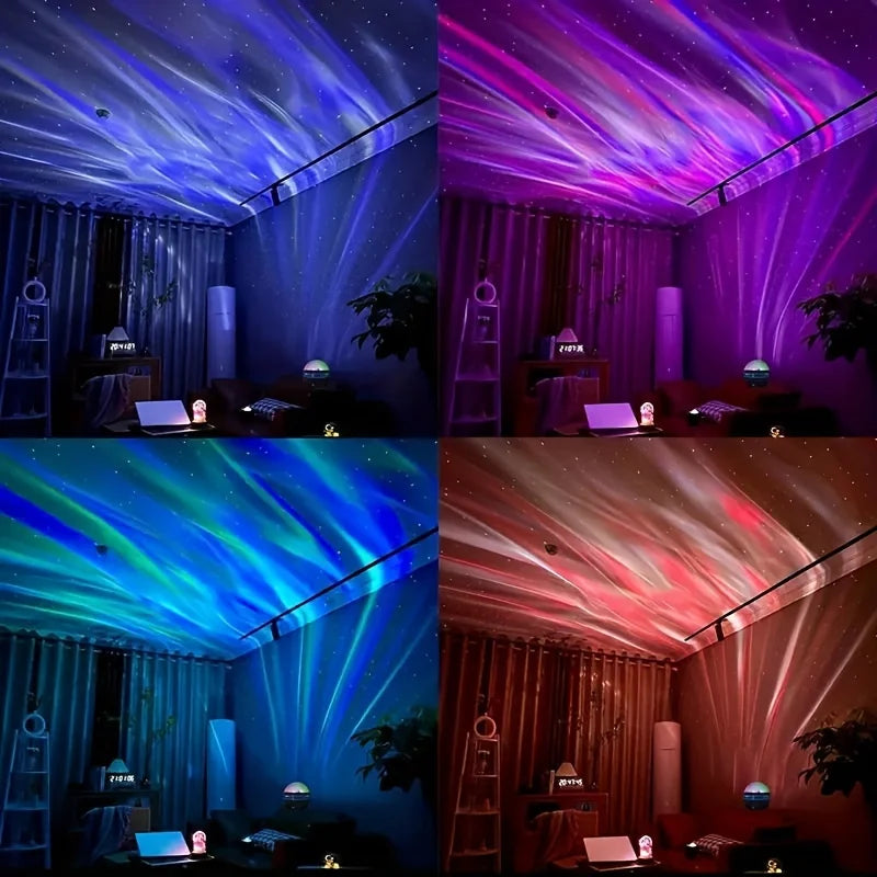 Aurora Borealis Starry Sky Projector LED Galaxy lamp Christmas Night Light with Remote 7 modes Camping Wedding Party Decorations