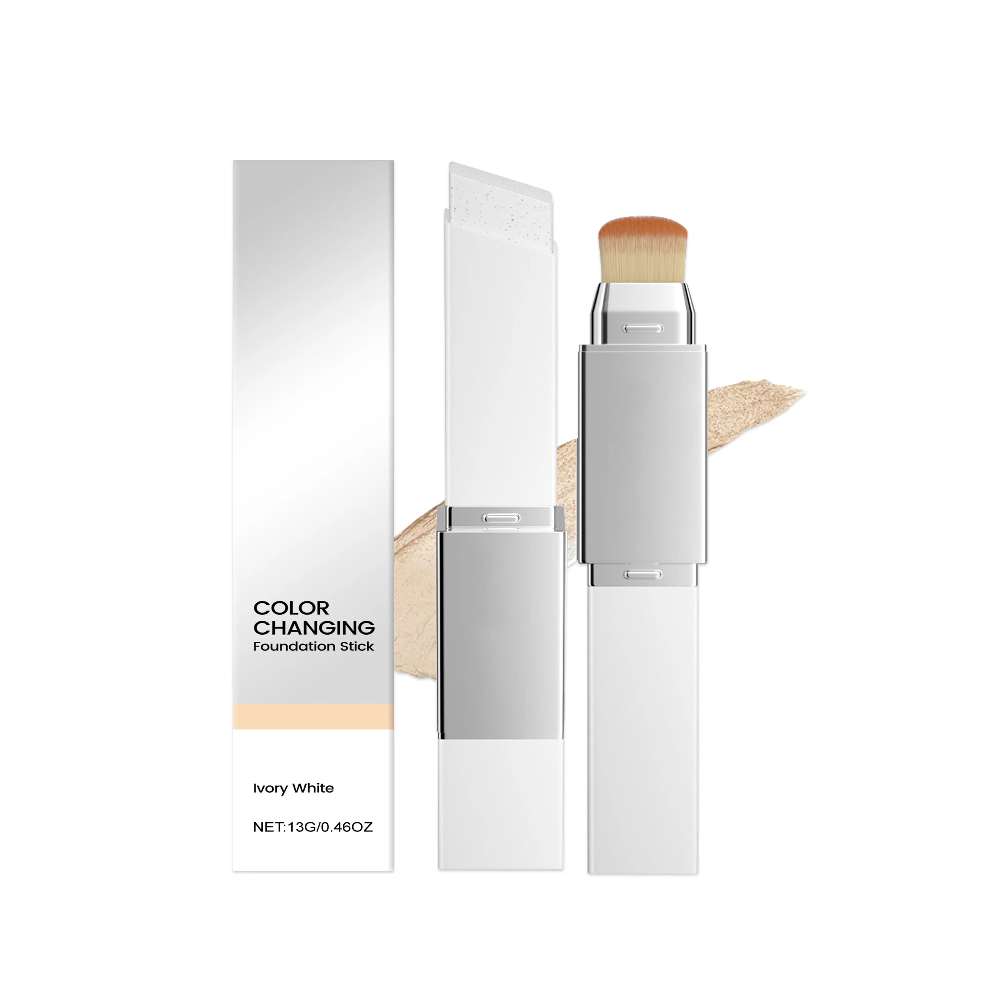 Color Changing Foundation Stick Brighten Matte Concealer Lightweight Moisturize Lasting Makeup Multifunctional Foundation Stick