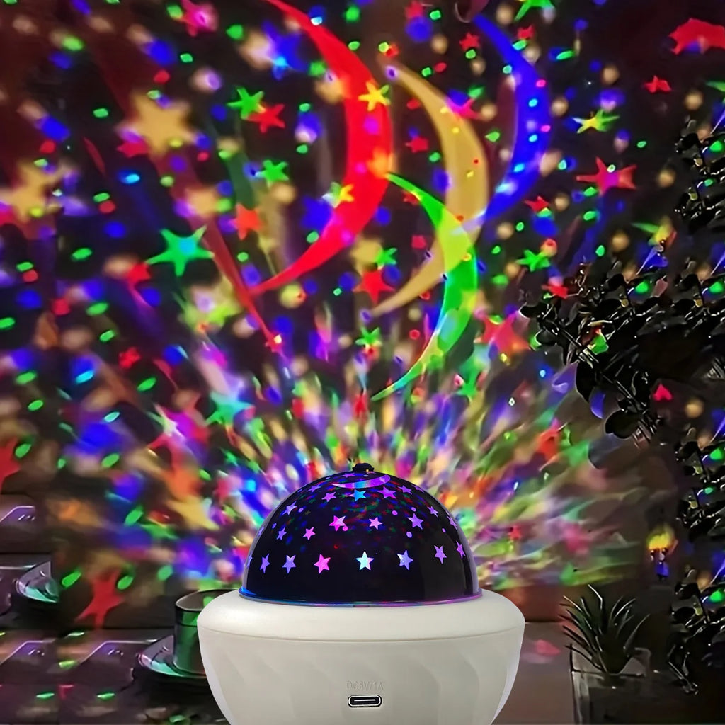 Starry Sky Projector Night Lights USB 5V Galaxy Projector Auto Rotating for Game Room Decoration Christmas Gift Halloween Lights