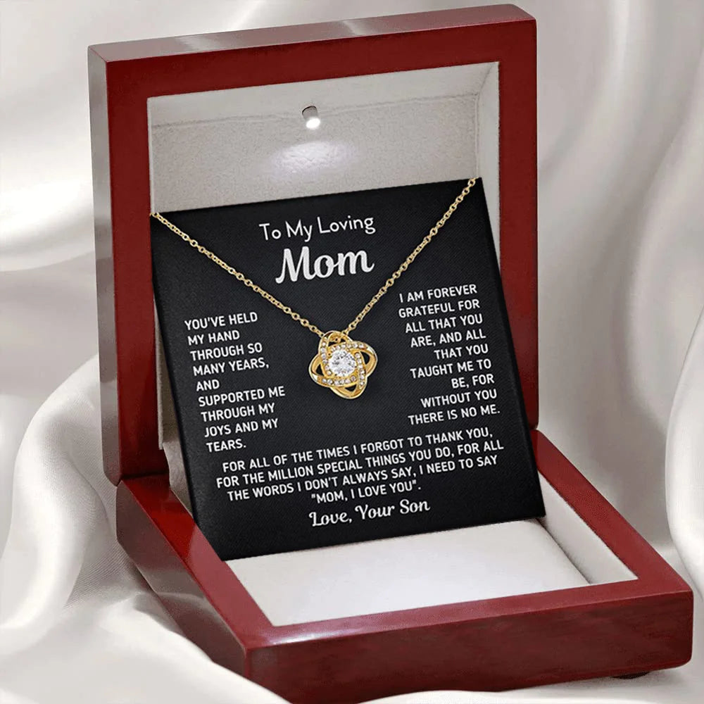 To My Love Eternal Heart Double layered Heart shaped Necklace With Gift Box For Gilrfriend Wife Christmas Valentine's Day Gifts