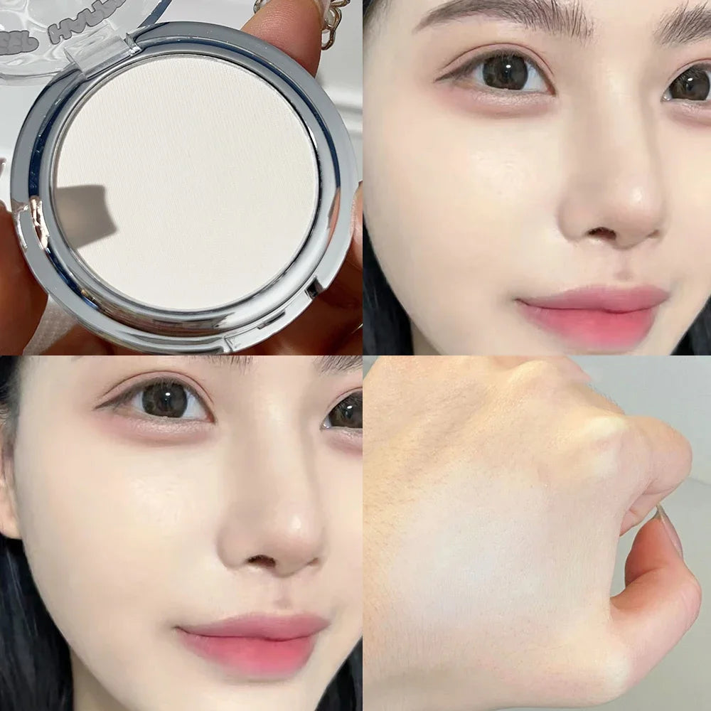 Oil-control Face Setting Powder 24 Hours Lasting Setting Makeup Waterproof Matte Smooth Pressed Powder Concealer Korean Cosmetic