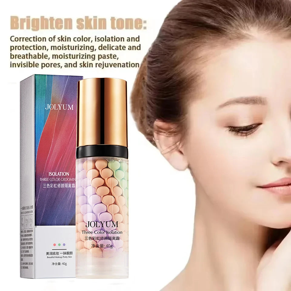 Makeup Primer Breathable BB Cream Not Sticky Face Foundation Intensive Moisturizes Provide Deep Moisture Helps Brighten Skin