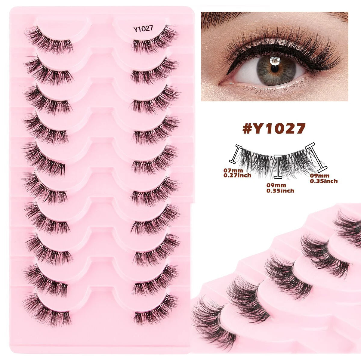 Lashes Natural Short Mink Eyelashes