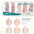 Nailpop 3-IN-1 Nude Natural Soft Nail Tips Set