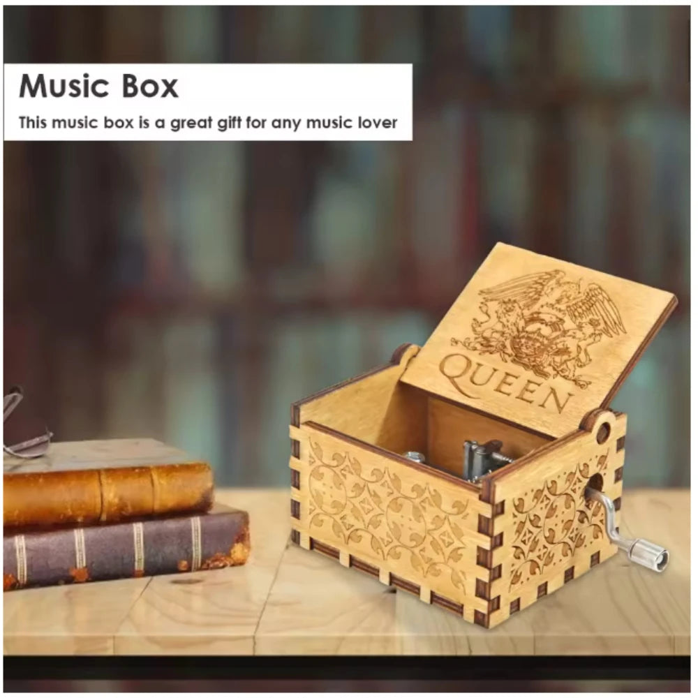 21 Music Boxes Pink White Blue Black Wood You Are My Sunshine Godfather Music Box Music Theme Birthday Gift blind box
