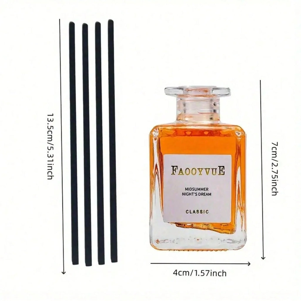 50ml Flameless Reed Diffuser Aromatherapy Essential Oil Lavender Eaglewood Fragrance Oil Air Freshener Home Room Decoration