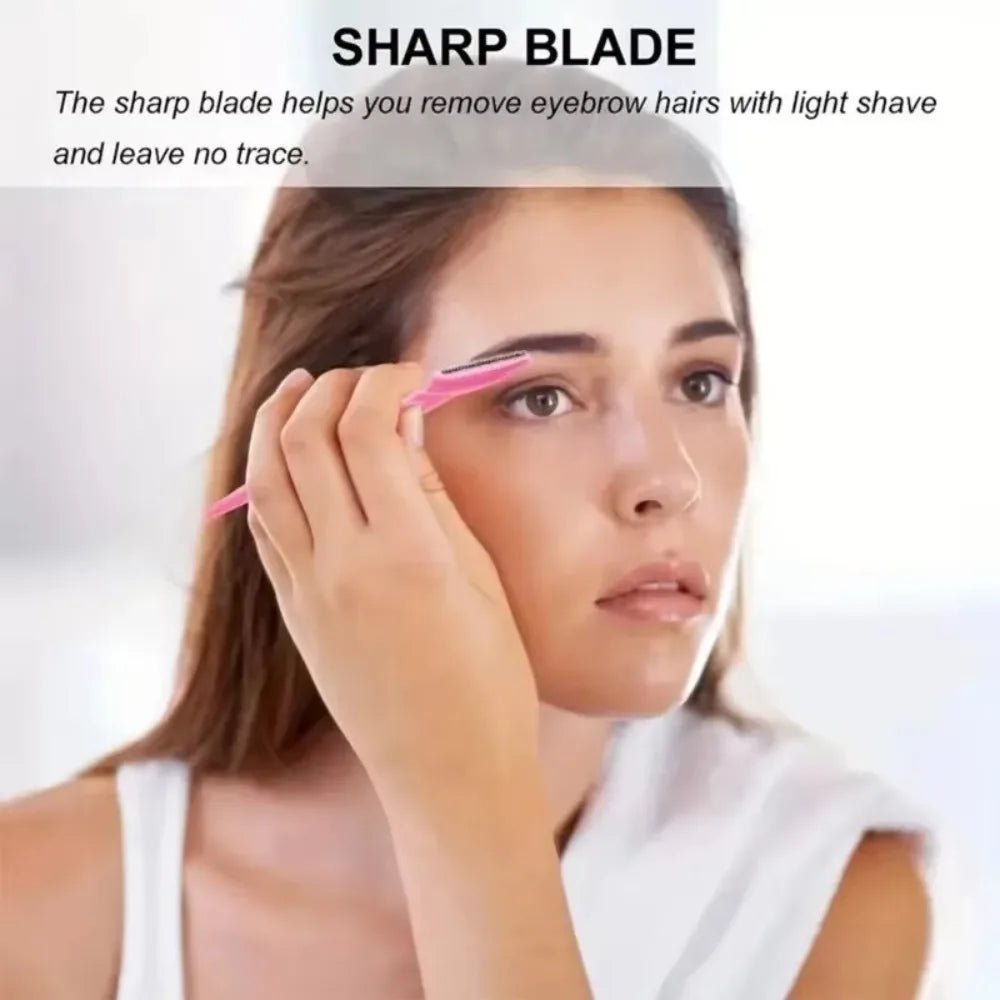30 Pcs Eyebrow Razor, Multipurpose Exfoliating Dermaplaning Tools