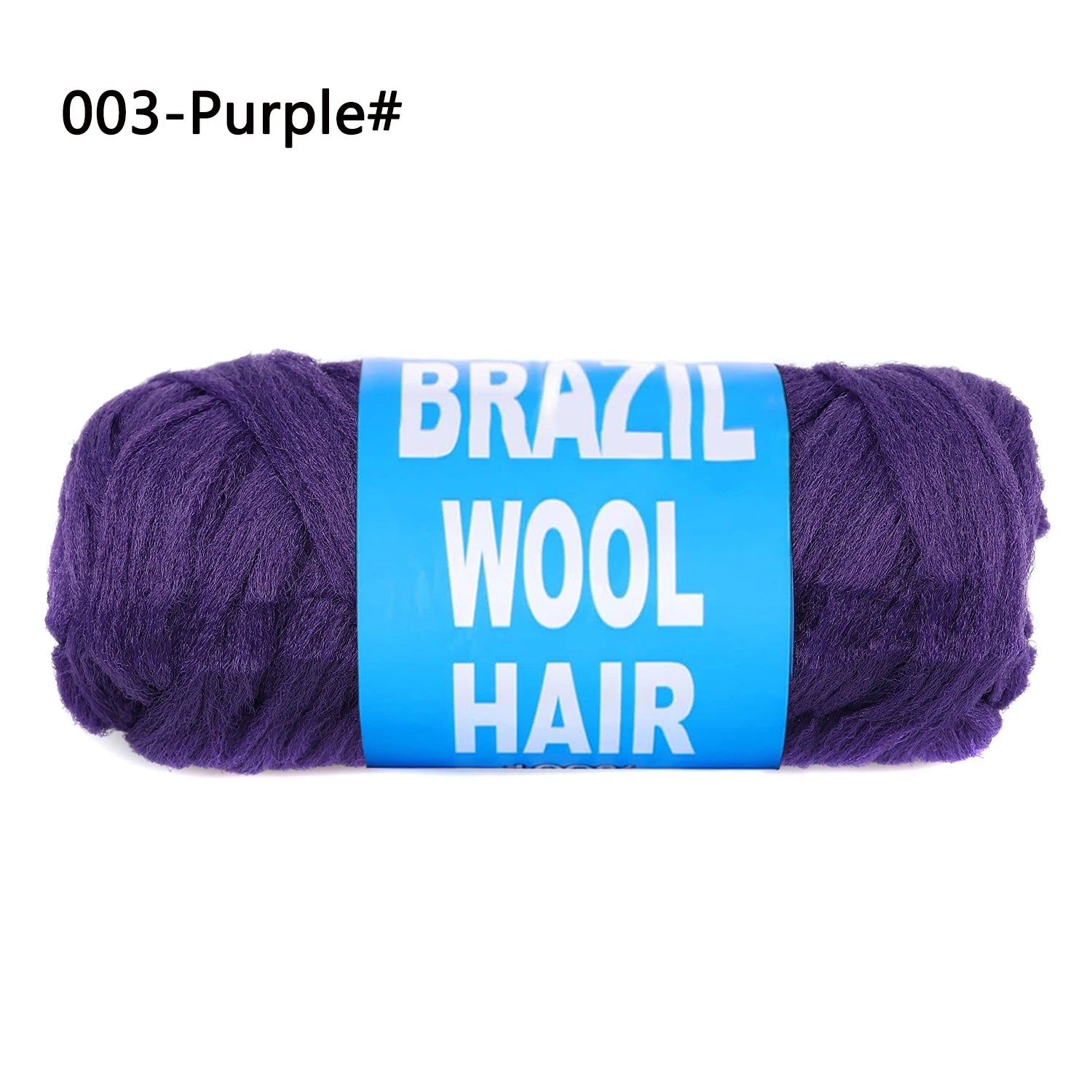 Multicolored Brazil Wool Hair, Acrylic Extension Yaki Synthetic Hair Senegalese Twist Faux Locs Wraps Jumbo CrochetBraiding Hair
