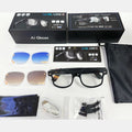 IUTECH Smart Glasses With 8MP Camera HD Color AI Translation  Bluetooth Call Voice Assistant
