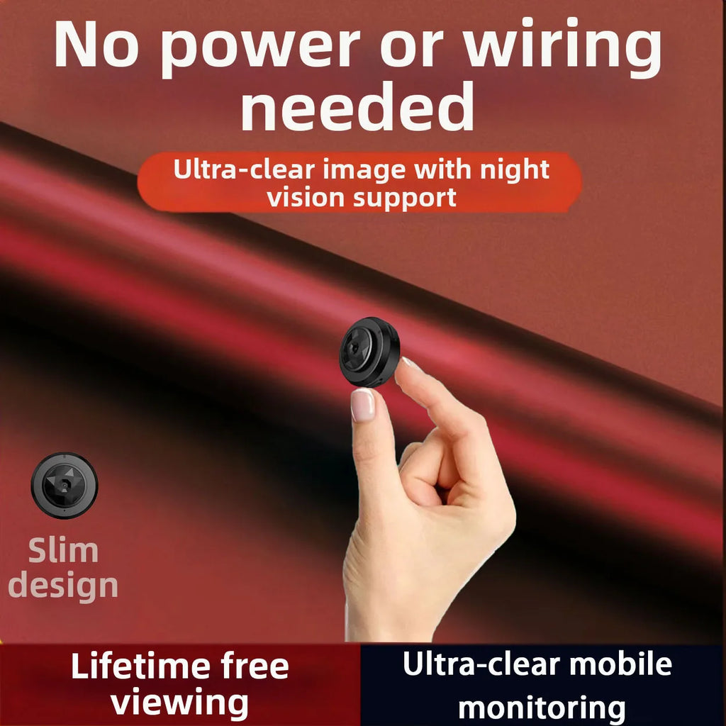 Mini Video Recording Portable Camera, Built-In Battery