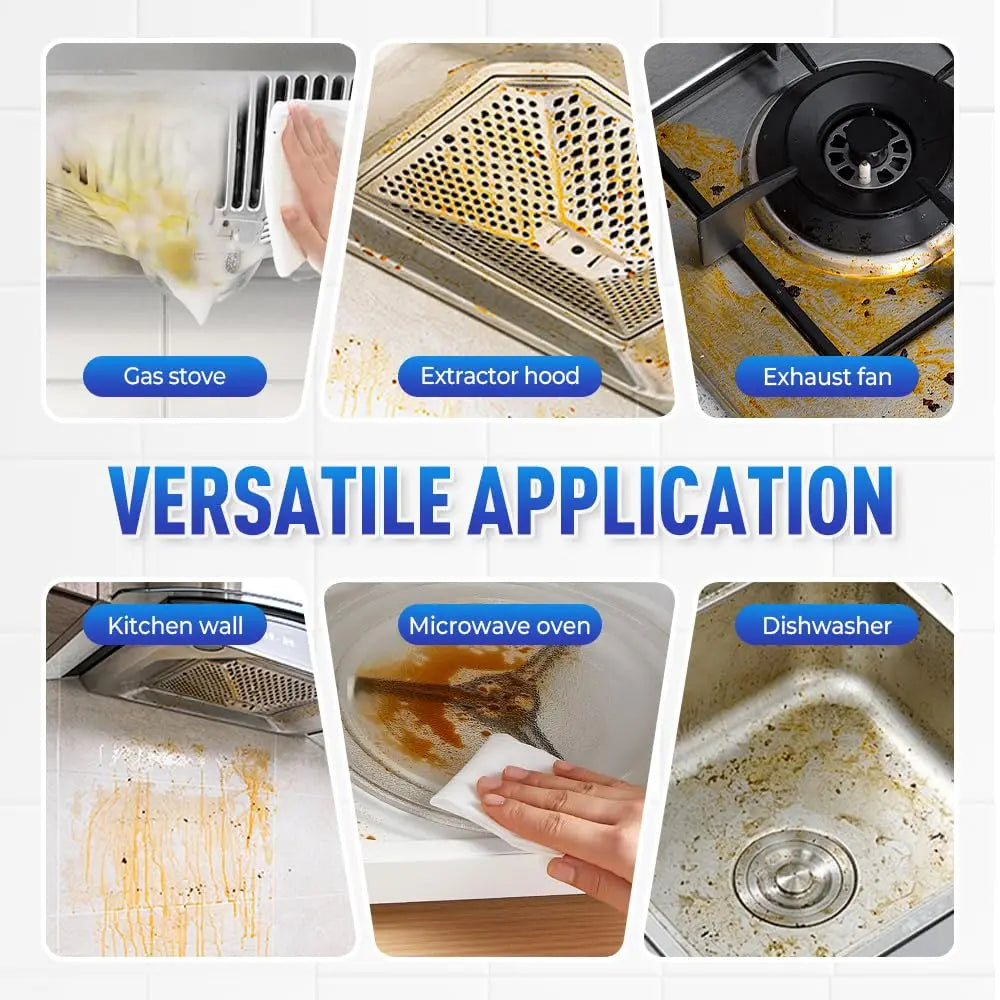 Multifunctional Powerful Kitchen Foam Cleaner, Upgrade Kitchen Degreaser Heavy-Duty Grease Remover for Stove,All-Purpose Cleaner