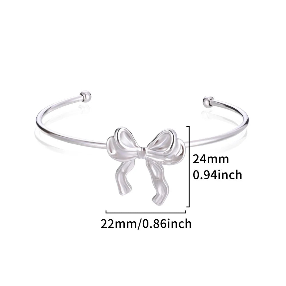 Vintage Flower Cuff Bracelet Bangle for Women Gold Color Flora Stainless Steel Bangles Casting Aesthetic Couple Wrist Jewelry