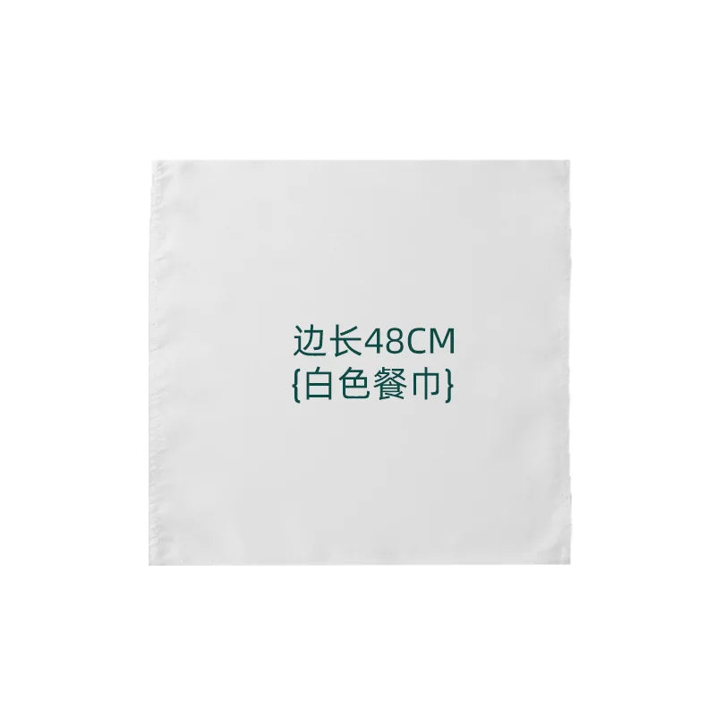 New European Style Light Luxury Bone China Steak Plate  Knife, Fork, Spoon, Napkin Buckle，Cloth Napkin，Wine Glass Tableware Set