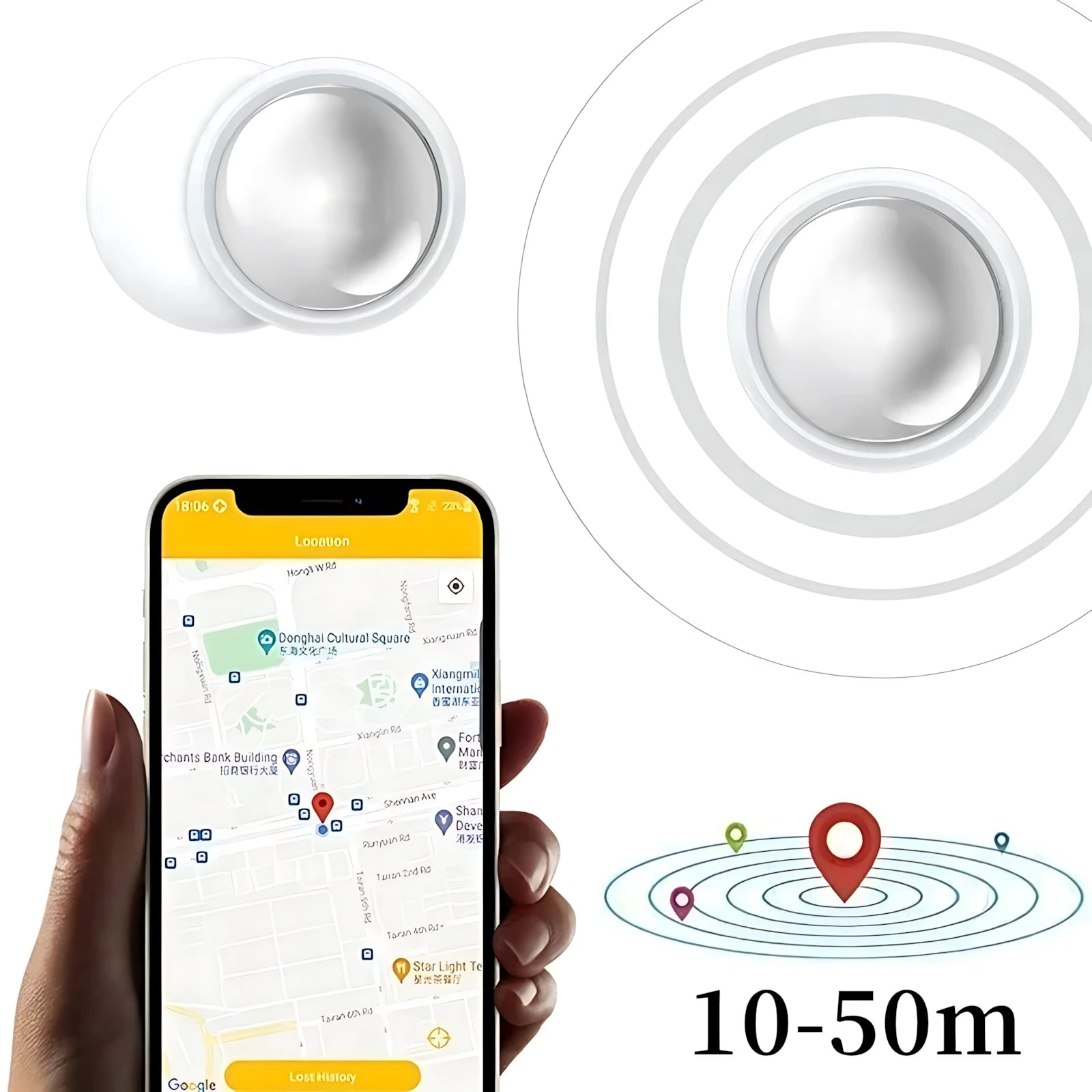 Airtags GPS Tracker Phone APP Search With Alarm Real-time Location Children Positioning Tracker Smart Finder For android/iOS